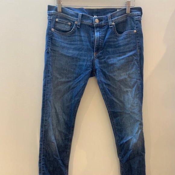 Rag & Bone Slim/Straight Denim Jeans Medium Wash Blue – Women’s Size 31 - Picture 1 of 9